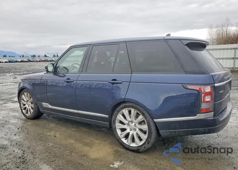 2016 Land Rover Range Rover Supercharged from USA, damaged, VIN SALGS2EF8GA250536